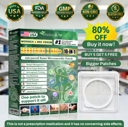 💫💫💫𝐎𝐟𝐟𝐢𝐜𝐢𝐚𝐥 𝐔𝐒 𝐒𝐭𝐨𝐫𝐞 🇺🇸  | 🧑‍⚕️🩺 𝐆𝐞𝐞𝐋𝐞𝐦𝐨𝐧® Moringa · Berberine × NAD+ 𝟏𝟎-𝐢𝐧-𝟏 𝐀𝐝𝐯𝐚𝐧𝐜𝐞𝐝 𝐍𝐚𝐧𝐨 𝐌𝐢𝐜𝐫𝐨𝐧𝐞𝐞𝐝𝐥𝐞 𝐏𝐚𝐭𝐜𝐡 — 𝐎𝐧𝐜𝐞 𝐃𝐚𝐢𝐥𝐲, 𝐕𝐢𝐬𝐢𝐛𝐥𝐞 𝐑𝐞𝐬𝐮𝐥𝐭𝐬 𝐢𝐧 𝟕 𝐃𝐚𝐲𝐬